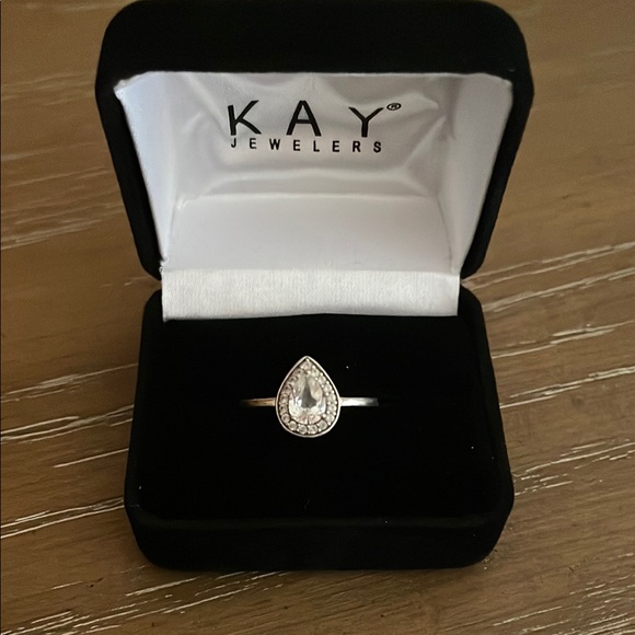 Kay Jewelers Jewelry - Kay Jewelers 925 Silver Halo Ring